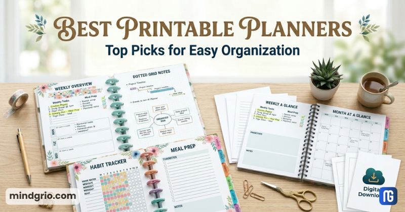 Best Printable Planners for 2026 – Top Picks for Easy Organization
